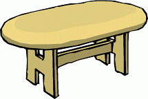 Coffee Table Clip Art Pic  14