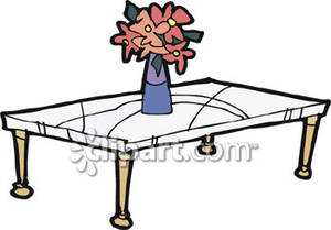 Coffee Table Clipart A Glass Coffee Table Royalty Free 080921 116978