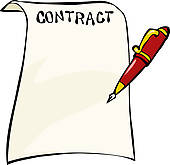 Contract   Clipart Graphic