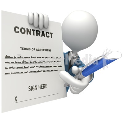 Contract Salesman Signature Pen   Signs And Symbols   Great Clipart
