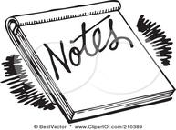 Free Notes And Memos Clipart   