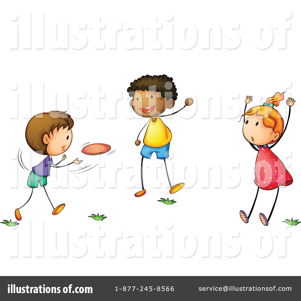 Frisbee Clipart  1132797   Illustration By Colematt