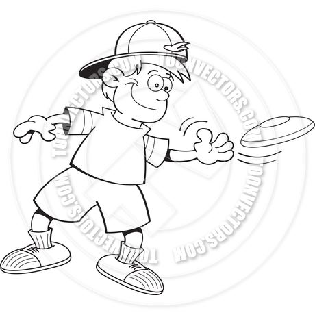 Frisbee Clipart Black And White A Frisbee  Black And White