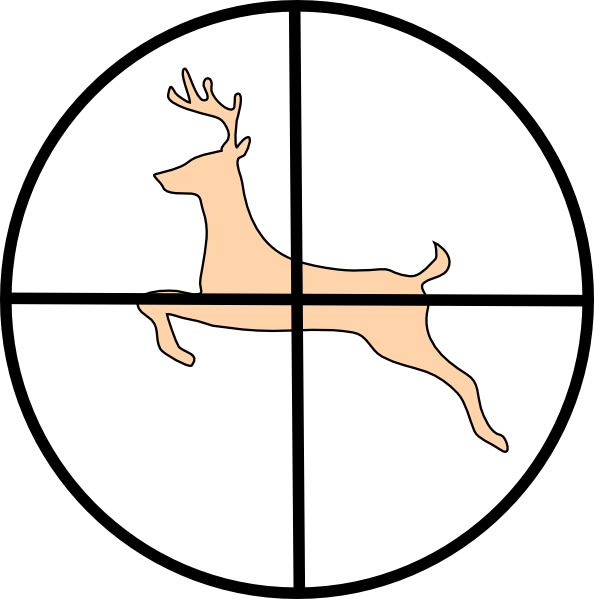 Hunting Deer Clip Art At Clker Com   Vector Clip Art Online Royalty