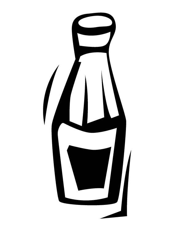 Ketchup Bottle Black And White Clipart   Free Clip Art Images