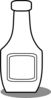 Ketchup Bottle Clip Art At Clker Com   Vector Clip Art Online