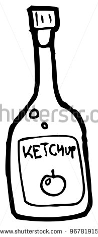 Ketchup Bottle Clipart Black And White Try Skillfeed Com New