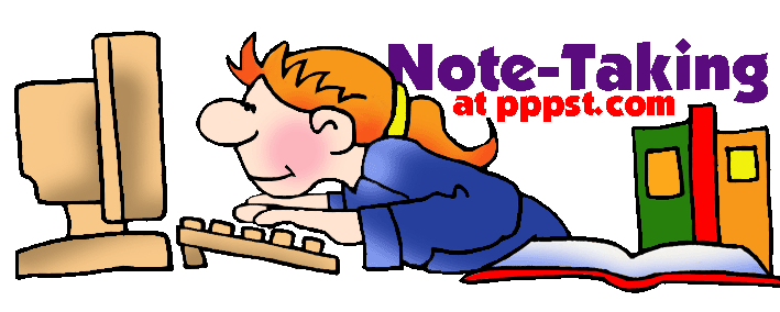 Note Taking Clipart