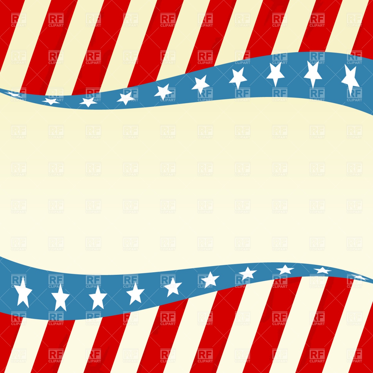 Patriotic Wave With Stars And Red White Blue 942 Backgrounds