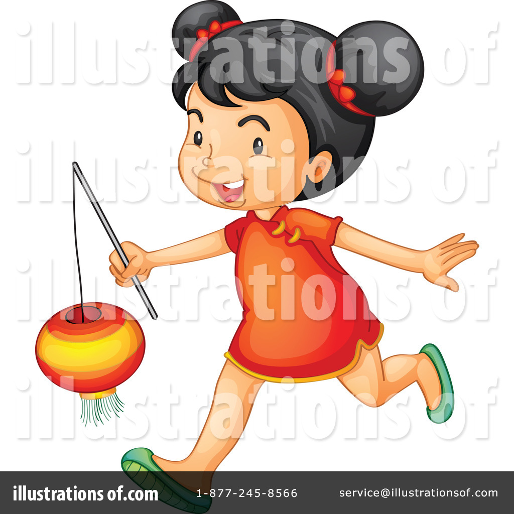 Royalty Free  Rf  Asian Girl Clipart Illustration By Colematt   Stock