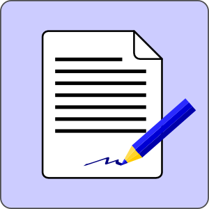 Sign Document Contract Icon Clip Art At Clker Com   Vector Clip Art
