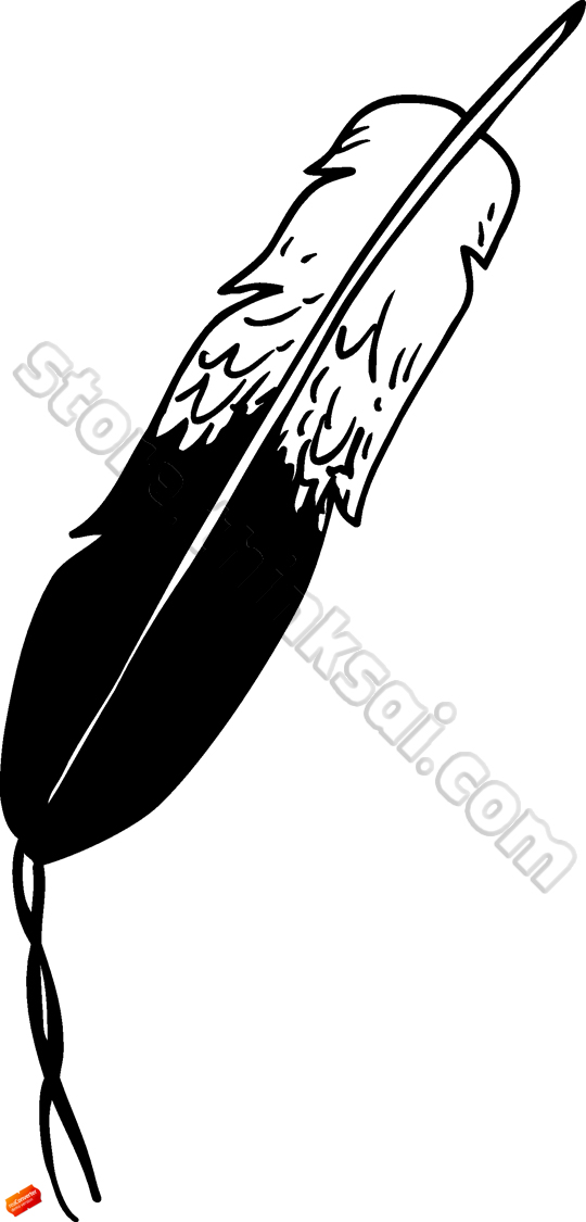 Western And Native American Feather 01 Feather Illustration
