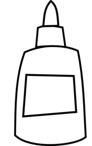 White Glue Bottle Clip Art At Clker Com   Vector Clip Art Online    