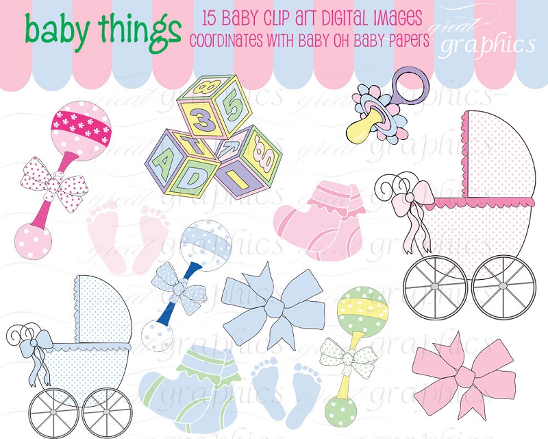 Baby Clip Art Printable Baby Digital Clipart