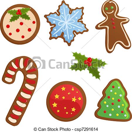 Christmas Cookie Clipart Can Stock Photo Csp7291614 Jpg