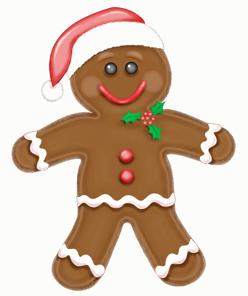 Christmas Cookie Clipart Gingerbread Jpg