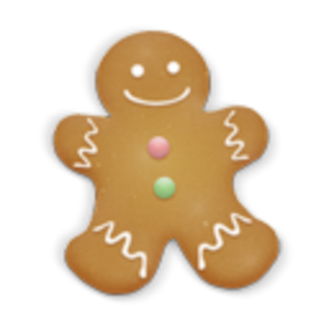 Christmas Cookie Man Icon   Free Images At Clker Com   Vector Clip Art
