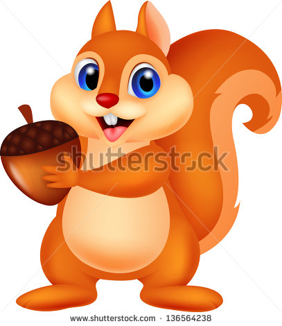 Cute Squirrel Clipart Cute Squirrel Holding Nut