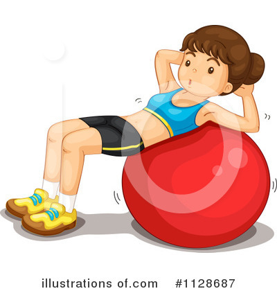 Female Fitness Clipart More Clip Art Illustrations Of