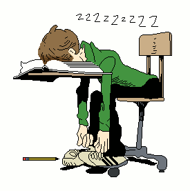 Free Clipart Of Student Clipart Picture Of A Sleeping Teenager Asleep