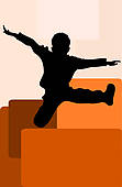Overcome Obstacles   Royalty Free Clip Art