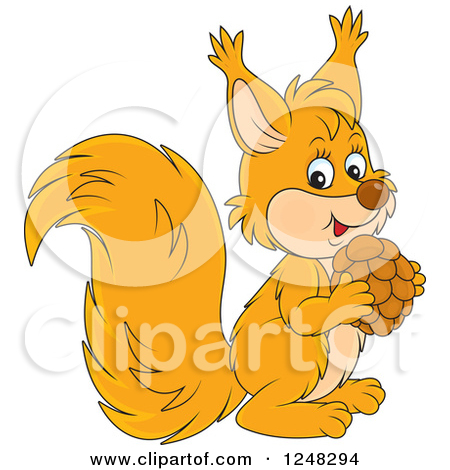 Royalty Free  Rf  Squirrel Clipart   Illustrations  1