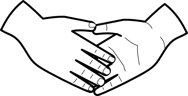 Shaking Hands Clip Art At Clker Com   Vector Clip Art Online Royalty    