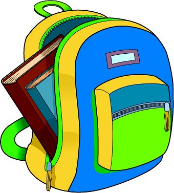 Things   Backpack Books2    Classroom Clipart