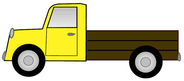Yellow Truck Sketch Clipart Lge 15 Cm Long   Flickr   Photo Sharing 