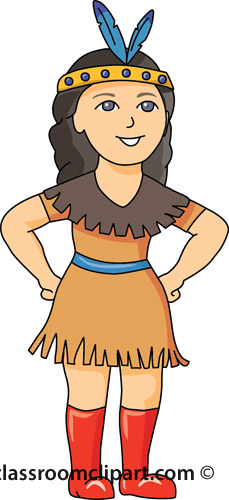 American Indian   Native American Indian 02a   Classroom Clipart