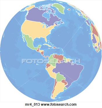 Atlas North America Map Globe Americas Mr4 013 Map Resources