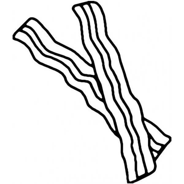 Bacon Clipart Black And White Bacon Clipart Black And White