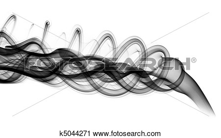 Clipart   Puff Of Abstract Smoke Swirls On White  Fotosearch   Search