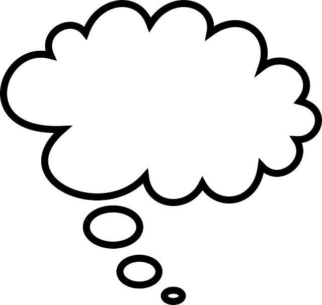 Cloud Thinking Cartoon Clouds Text Dream Balloon