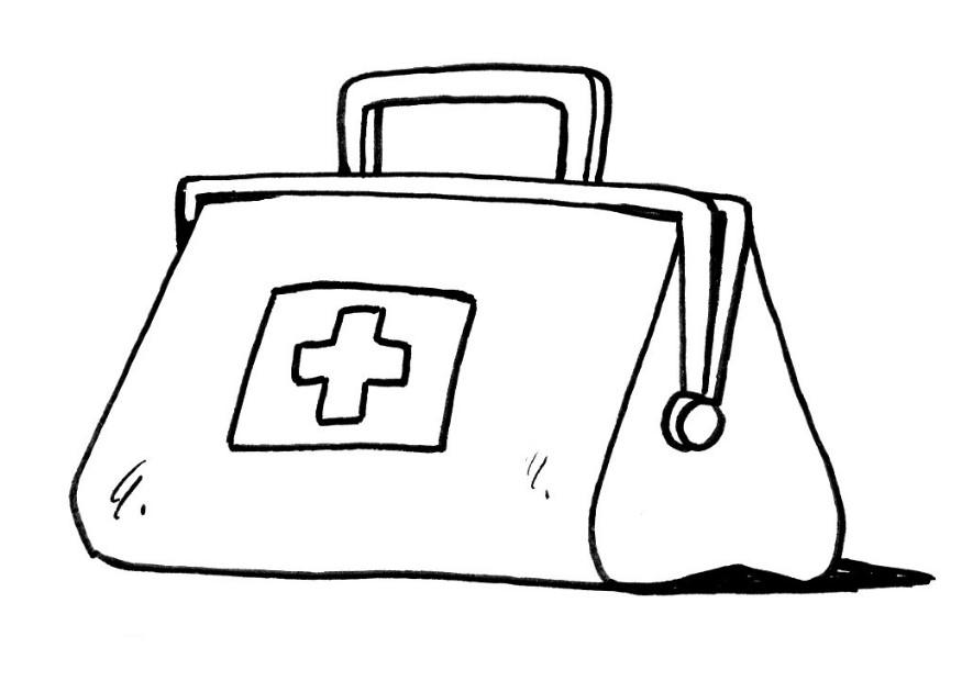 Doctor Bag Coloring Page Doctor Bag Coloring Jpg