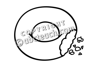 Donut Clipart Black And White Images   Pictures   Becuo