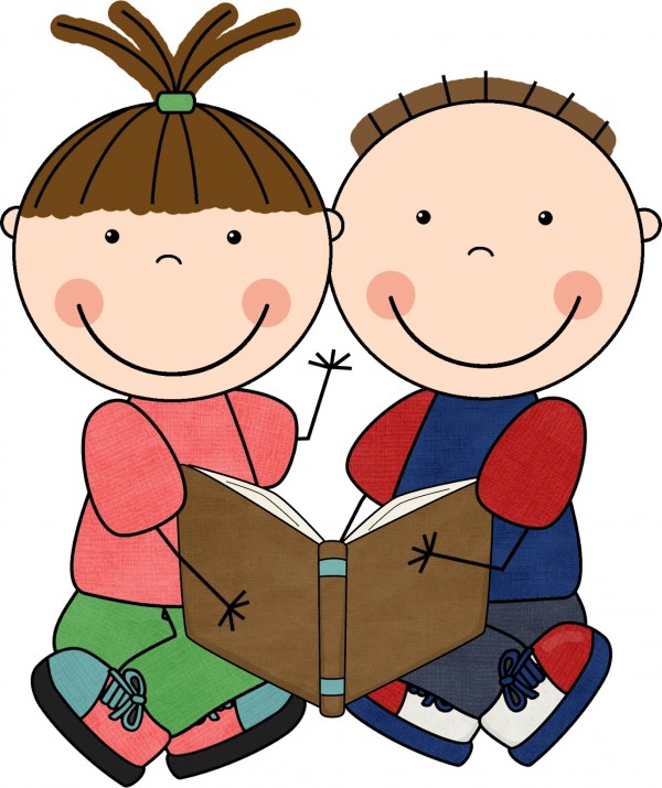 Family Reading Together Clipart Children Reading Together Jpg