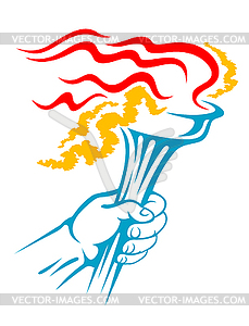Flaming Torch Clipart