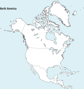 Home   Clip Arts   North America Map Vector