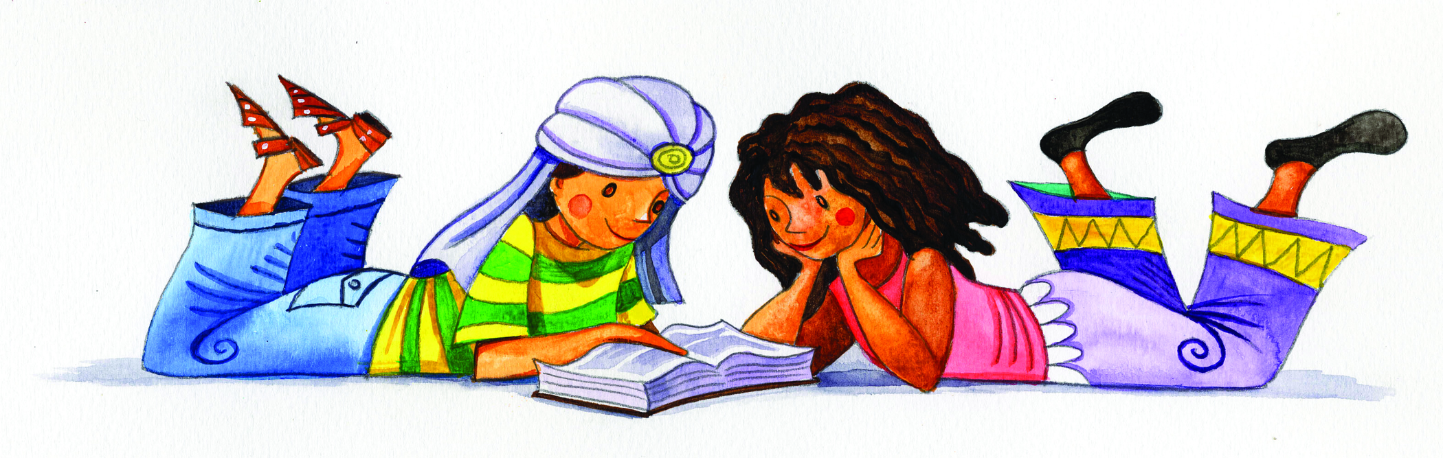 Kids Reading Together   Bekkum Memorial Library