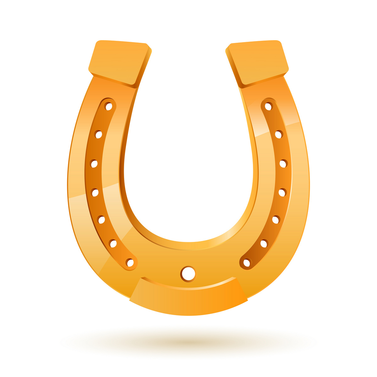 Lucky Golden Horseshoe Download Royalty Free Vector Clipart  Eps