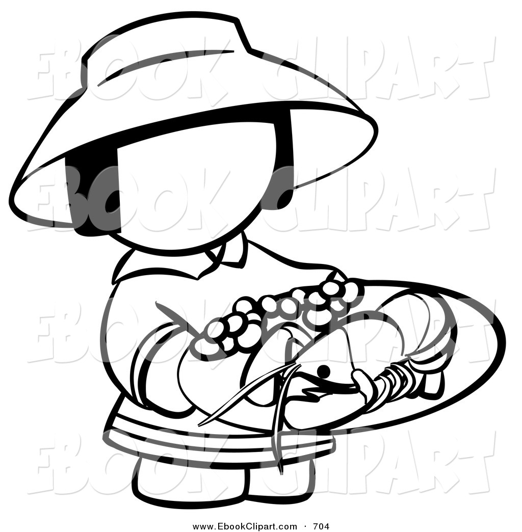 Lunch Clip Art Black And White