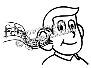 Of 1 Coloring Page Clip Art Hear Ear Coloring Music Coloring Page