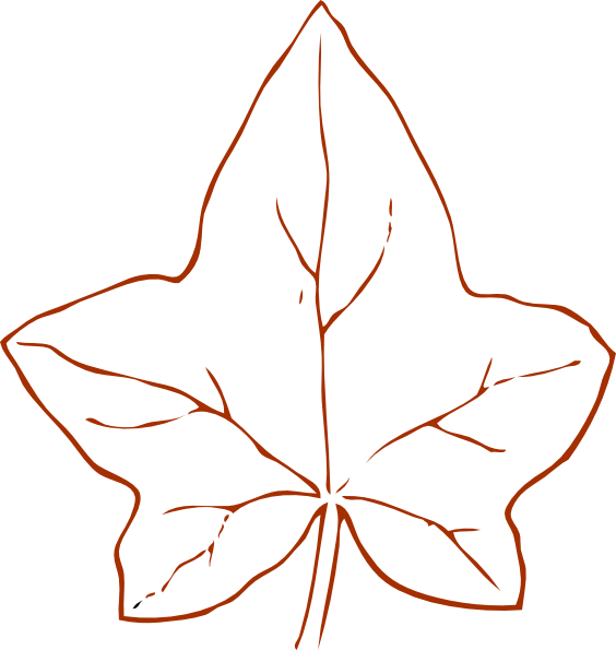 Orange Leaf Clip Art At Clker Com   Vector Clip Art Online Royalty