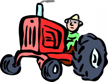 Red Tractor Clipart For Kids Trattore Clip Art 17897 Jpg