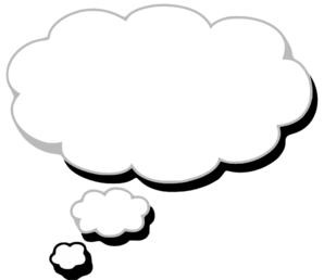 Thought Cloud Clip Art At Clker Com   Vector Clip Art Online Royalty