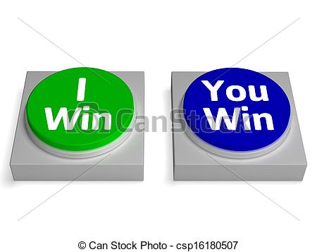 You Win Button    Csp16180507   Search Clipart Illustration Drawings