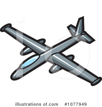 Aircraft Clipart  1077949 By Jtoons   Royalty Free  Rf  Stock