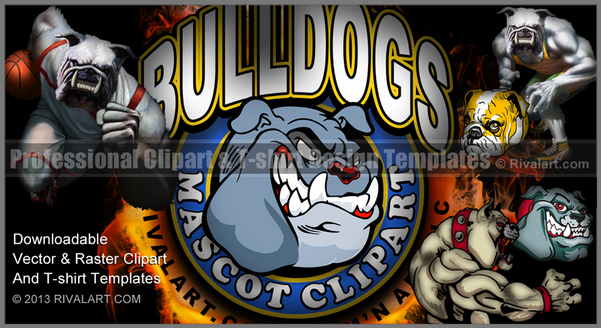Bulldog Clipart And Graphics For Bulldog Designs