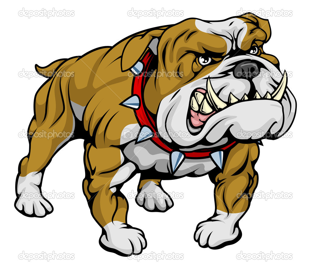 Bulldog Clipart Illustration   Stock Vector   Christos Georghiou